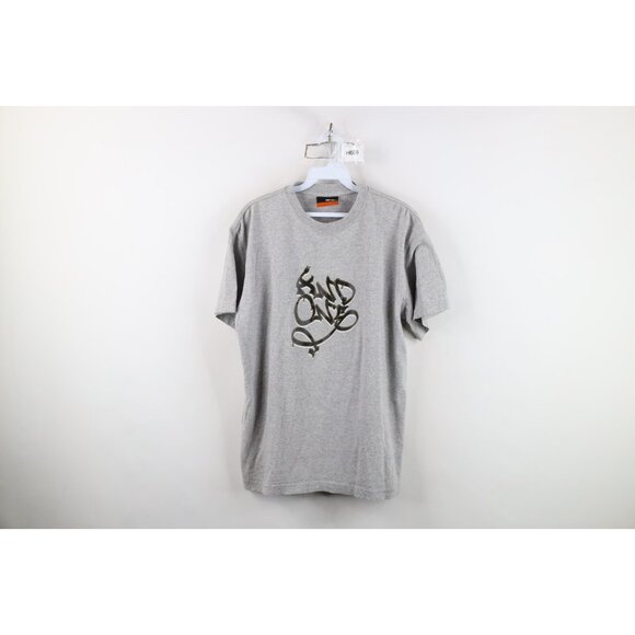 Vintage 90s Y2K And1 And One Basketball Mens Medium Spell Out Graffiti T-Shirt - Picture 1 of 11